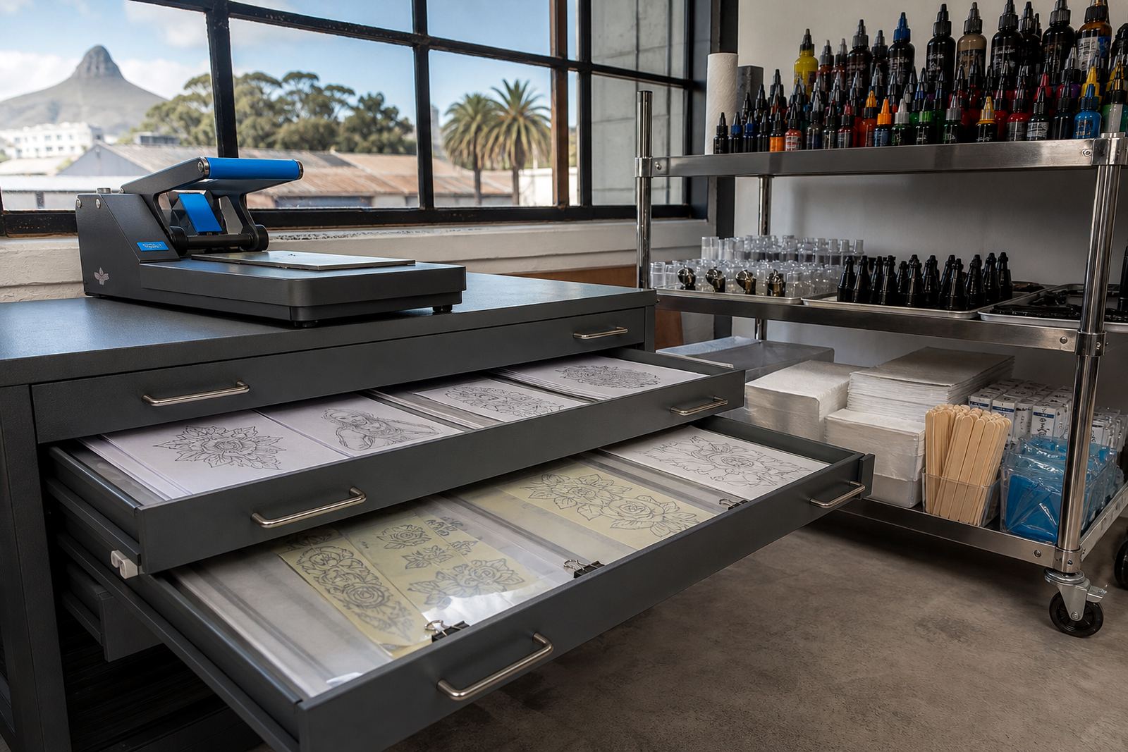 Stencil Paper Storage